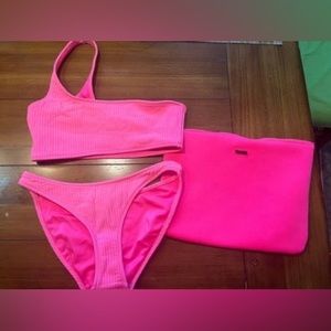 Triangl Belini One Shoulder Bikini Set